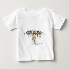 Patriotiska örn, USA, LEDSEN flagga Tee Shirt