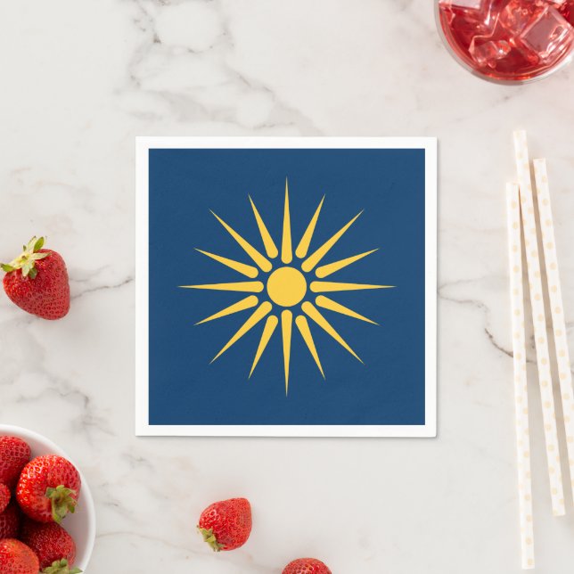 Patriotiska pappersservetter med flaggan från Make (Insitu)