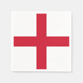 Patriotiska pappra blöjor med England flagga Pappersservett