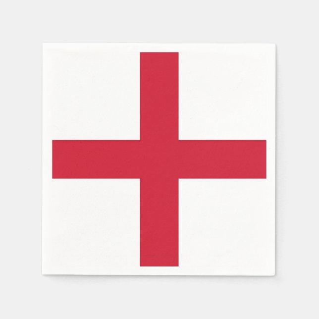 Patriotiska pappra blöjor med England flagga Pappersservett (Framsidan)