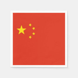 Patriotiska pappra blöjor med flagga av China Pappersservett