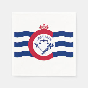Patriotiska pappra blöjor med flagga av Cincinnati Pappersservett