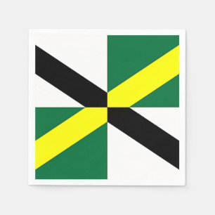 Patriotiska pappra blöjor med flagga av Monterey Pappersservett