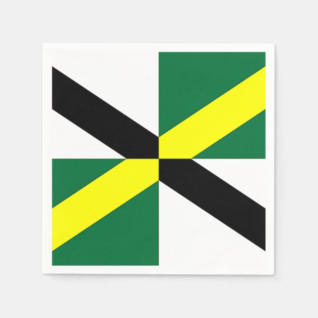 Patriotiska pappra blöjor med flagga av Monterey Pappersservett (Framsidan)