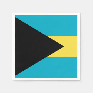 Patriotiska pappra blöjor med flagga Bahamas Pappersservett