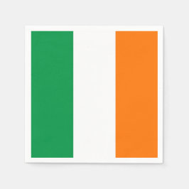 Patriotiska pappra blöjor med Irland flagga Pappersservett
