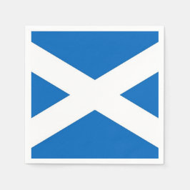 Patriotiska pappra blöjor med Skottlands flagga Pappersservett
