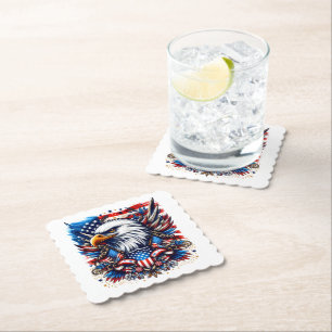 Patriotiska Pappra Underlägg Papper