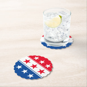 Patriotiska Pappra Underlägg Papper