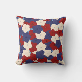 Patriotiska Petunior Kudde