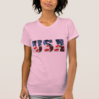 patriotiska Retro T-tröja för USA FLAGGA 3D Tee