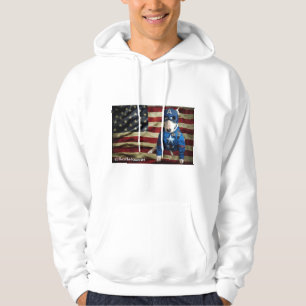 Patriotiska Rex TVterrieren Hoodie