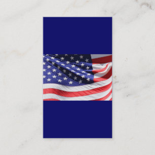 Patriotiska röda vit- och blåttUSA amerikanska Visitkort
