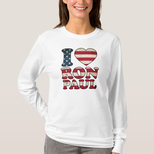 Patriotiska Ron Paul Tee (Framsida)