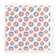 PATRIOTISKA RÖTT VITT BLÅTT DONUTER