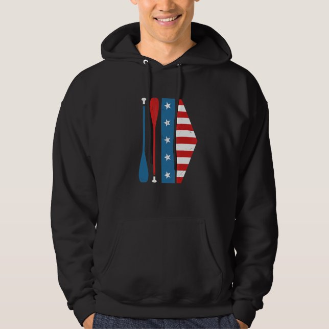 Patriotiska rovor för rovdrift hoodie (Framsida)