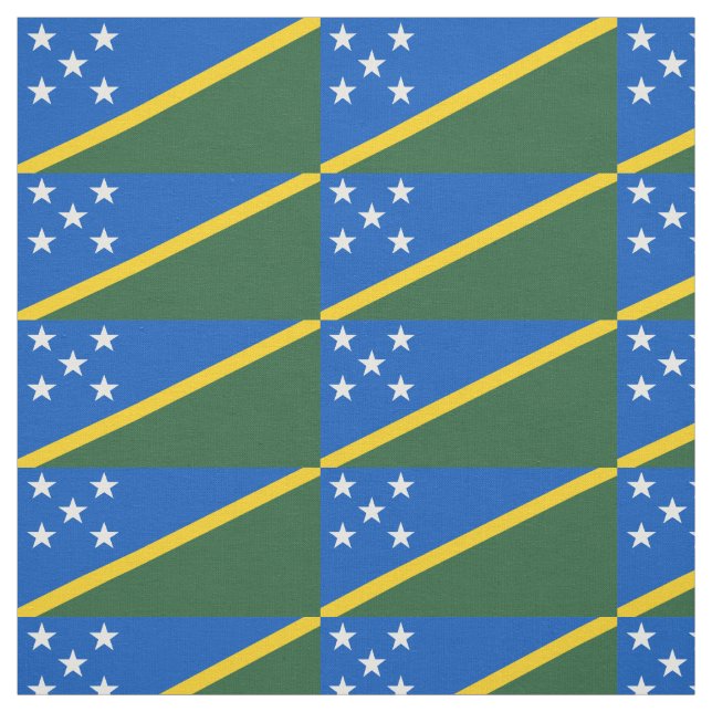Patriotiska Salomonöarnas flagga Tyg (Provkarta)
