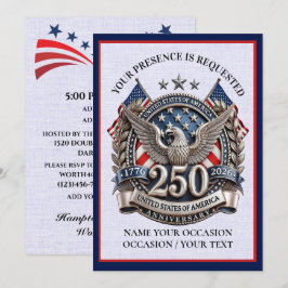 Patriotiska Semikvintiljubileet Inbjudningar