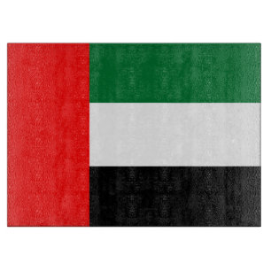 Patriotiska skärskivor med Flagga av UAE