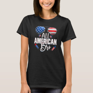 Patriotiska solglasögon alla amerikanska bron 4 ju t shirt