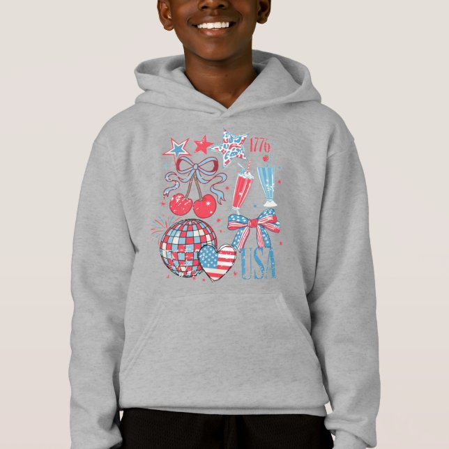 Patriotiska sommarstämningar t shirt (Framsida)