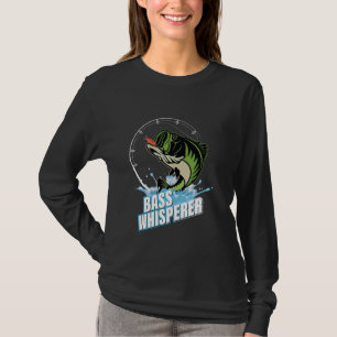 Patriotiska sportare American Bass Pro-viskfiskar T Shirt