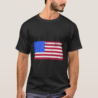 Patriotiska staten Kansas USA flagga för T Shirt