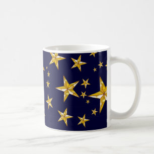 Patriotiska stjärnor kaffemugg