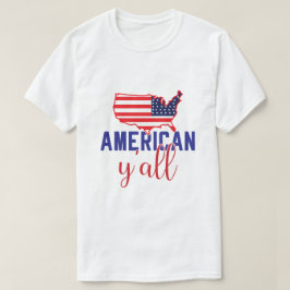 Patriotiska stjärnor och ränder Abstrakt amerikans T Shirt