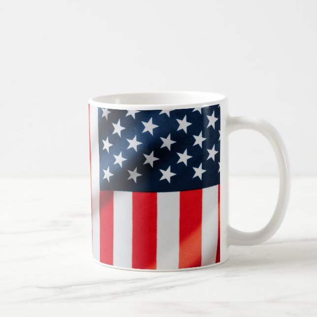 Patriotiska stjärnor & ränder Klassisk mugg – USA (Höger)