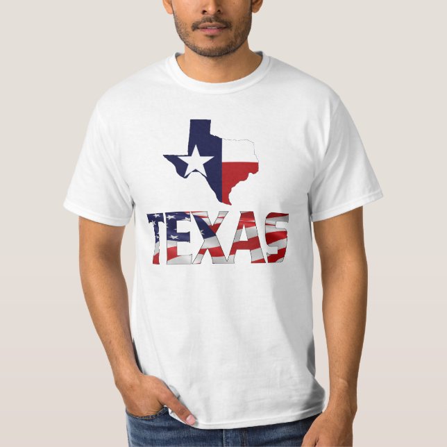 Patriotiska Texas Tee (Framsida)
