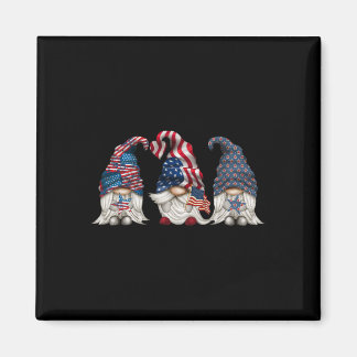 Patriotiska Tomtar 4:e Juli Rolig Tomte Kärlek Ame Magnet