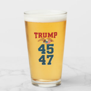 Patriotiska Trump vann 45 och 47 seger Vinnare Tru Glaskopp