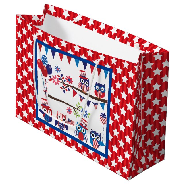 Patriotiska Ugglor (Framsidan Vinklad)