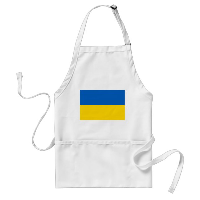 Patriotiska ukrainska flaggan förkläde (Framsidan)