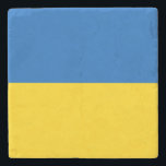 Patriotiska ukrainska flaggan stenunderlägg<br><div class="desc">Patriotiska flaggan i Ukraina.</div>