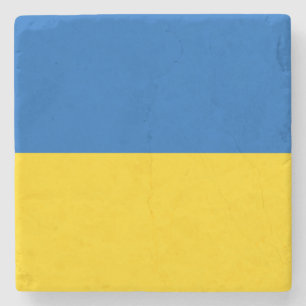 Patriotiska ukrainska flaggan stenunderlägg