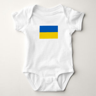 Patriotiska ukrainska flaggan t shirt