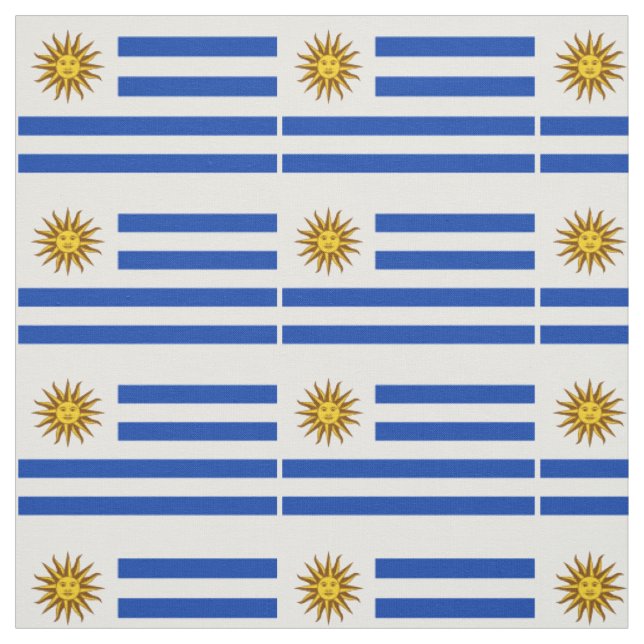 Patriotiska Uruguay-flaggan Tyg (Provkarta)