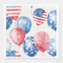 Patriotiska USA-ballonger