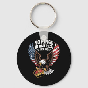 Patriotiska USA Frihet Vitörnad Örn 4 juli Kungar Nyckelring