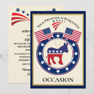 Patriotiska USA Inbjudningar