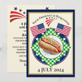 Patriotiska USA Inbjudningar