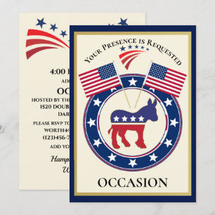 Patriotiska USA Inbjudningar