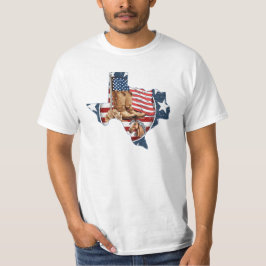 Patriotiska USA Texas T Shirt