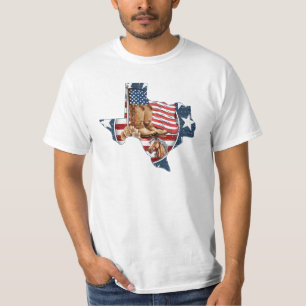 Patriotiska USA Texas T Shirt