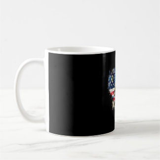 Patriotiska veterans day att vara en veterans mamm kaffemugg