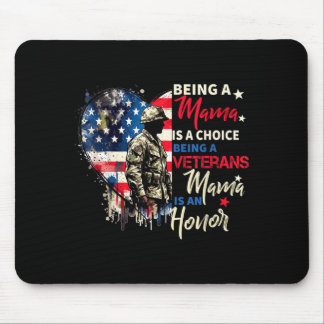 Patriotiska veterans day att vara en veterans mamm musmatta