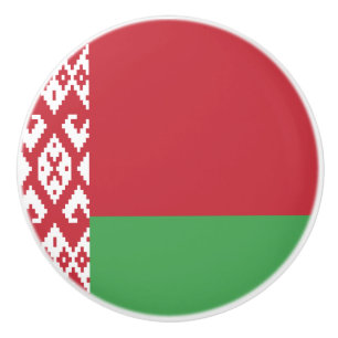 Patriotiska vitryska Flagga Knopp