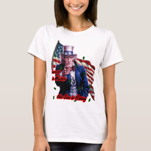 Patriotiske farbror Sam säger: "Investera i vatten T Shirt
